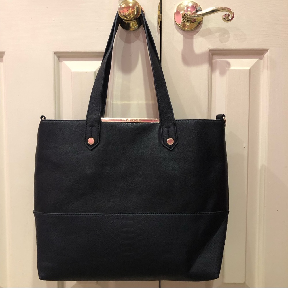 Steve Madden Shoulder Bag Purse Black